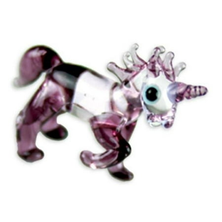 Nicky The Unicorn Toy Figure, Individually Packed in a Round Magnifier case By Looking Glass