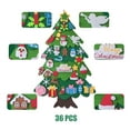 thumbnail image 3 of 3.3 FT DIY Felt Christmas Tree Set with 36 Ornaments for Kids Toddlers,Xmas Gifts with Storage Bag,New Year Door Wall Hanging Decorations, 3 of 9