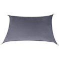 thumbnail image 2 of Vela de sombra rectangular, 2x3m, impermeable y resistente a los rayos UV, negro, 2 of 5