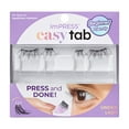 thumbnail image 3 of (2 pack) KISS imPRESS Falsies Easy Tab Press On Self Adhesive Eyelashes, Black, 'Classy Natural', 3 of 15