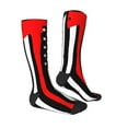 thumbnail image 3 of Fotbe Firefighters USA Flag print Women's Men's Novelty Crew Socks Cotton Socks Knee High Socks for Walking,Running,Nurses,Pregnancy, 3 of 9