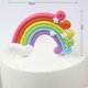 thumbnail image 2 of 12 Pieces Cake Topper Kit Rainbow Cloud Cake Topper Kids Cake Decoration For Birthday Baby Showr Party, 2 of 5