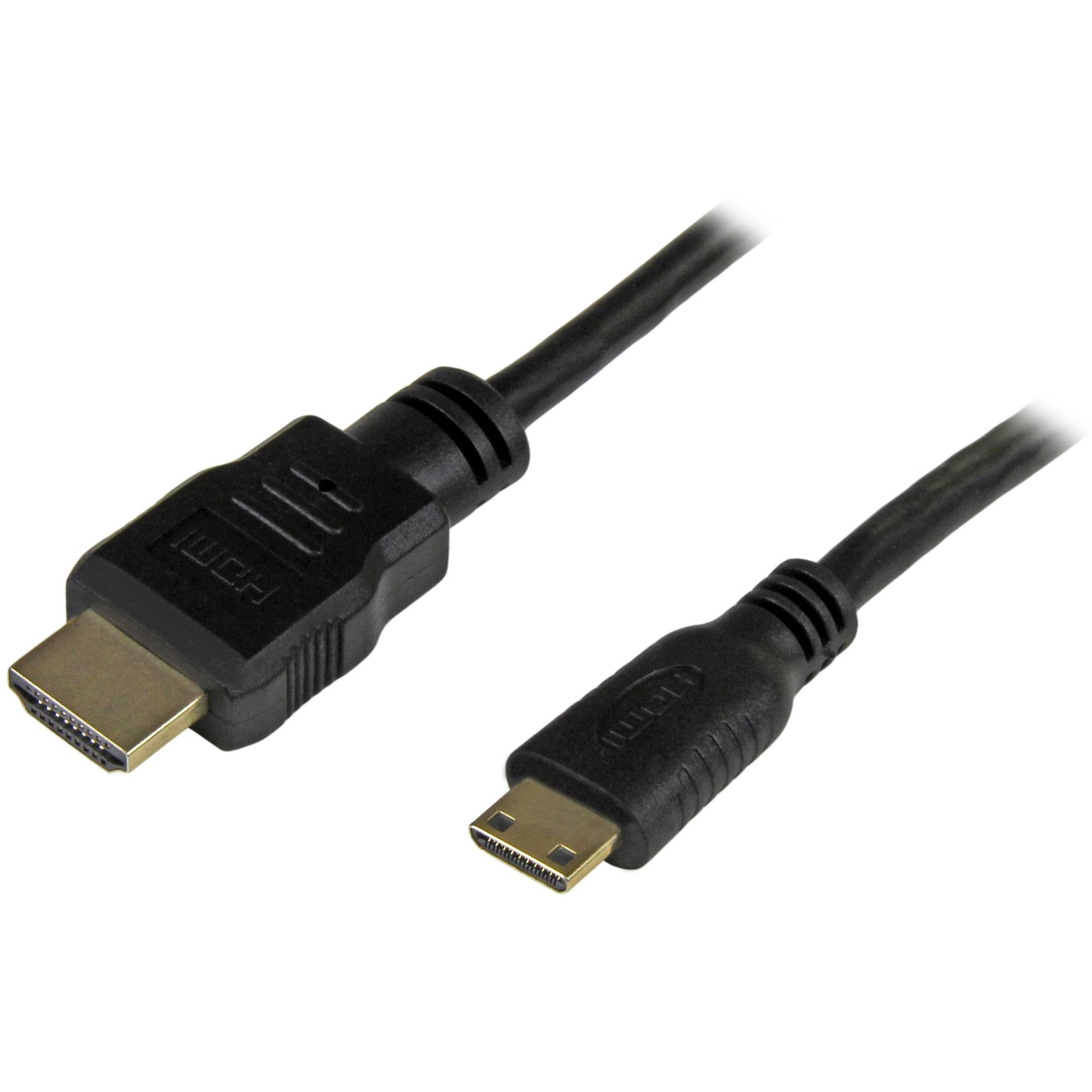 StarTech.com HDMIACMM6 6 ft. Black HDMI to Mini HDMI HDMI to Mini HDMI Cable for Digital Video Male to Male