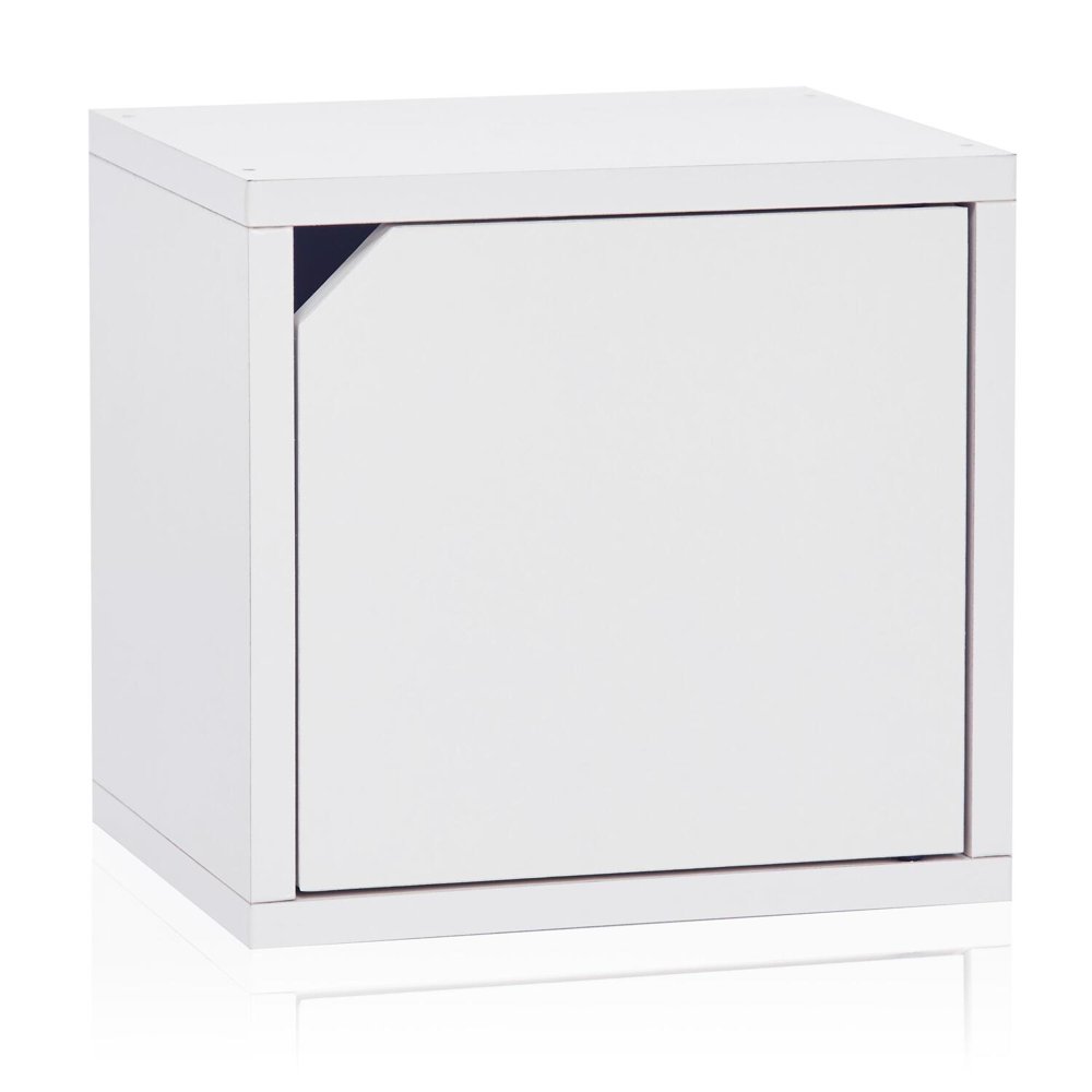 Way Basics Eco Stackable Connect Storage Cube with Door, Multiple