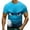 Sky Blue, variant on Mens Golf Shirts Funny Expression Lightweight Short Sleeve Playful Mens Undershirts,Sky Blue,3XL