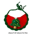 thumbnail image 2 of Fwttom Christmas Pet Bandana - Cute Knitted Warm Handkerchiefs, Christmas Decoration Collar Holiday Kitten Puppy Bandana, Cat Dog Scarf for Small Dogs Cats, 2 of 6