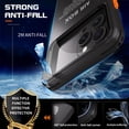 thumbnail image 4 of IP68 Waterproof Phone Case for Apple for IPHONE 15 14 13 12 Pro Max Plus Shock Drop proof Underwater Taking Swimming Diving Cases (black,For iPhone 13 ProMax), 4 of 7