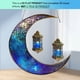 thumbnail image 1 of Fiudx Colgante Acrílico Redondo Azul, Elegante Decoración para Colgar En La Pared, Ideal para Ventana o Porche, Impresionante Tono Azul, Fácil Instalación, Ideal Como Regalo de Inauguración de La Cas, 1 of 6