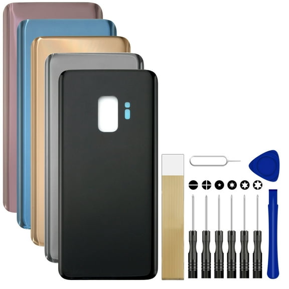 For Live Demo Samsung Galaxy S9 SM-G960XU Replacement Back Battery Cover Rear Housing Door Tool Black