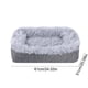 thumbnail image 3 of Esterilla para la cama para mascotas | Colchón de vellón para perros y gatos | Soporte grueso y antideslizante lavable | Beige gris | 61x51cm | Colchoneta para mascotas suave, cálida y transpirable, 3 of 6