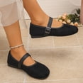 thumbnail image 6 of Wensltd Women Shoes Solid Color Mary Jane Flats Solid Color Spring Summer for Office Work Daily, 6 of 9