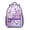 Purple-18, variant on Fantasy Wing Print Student Backpack - Waterproof, Ergonomic, Spacious, Artistic Butterfly Illustration for Commuters