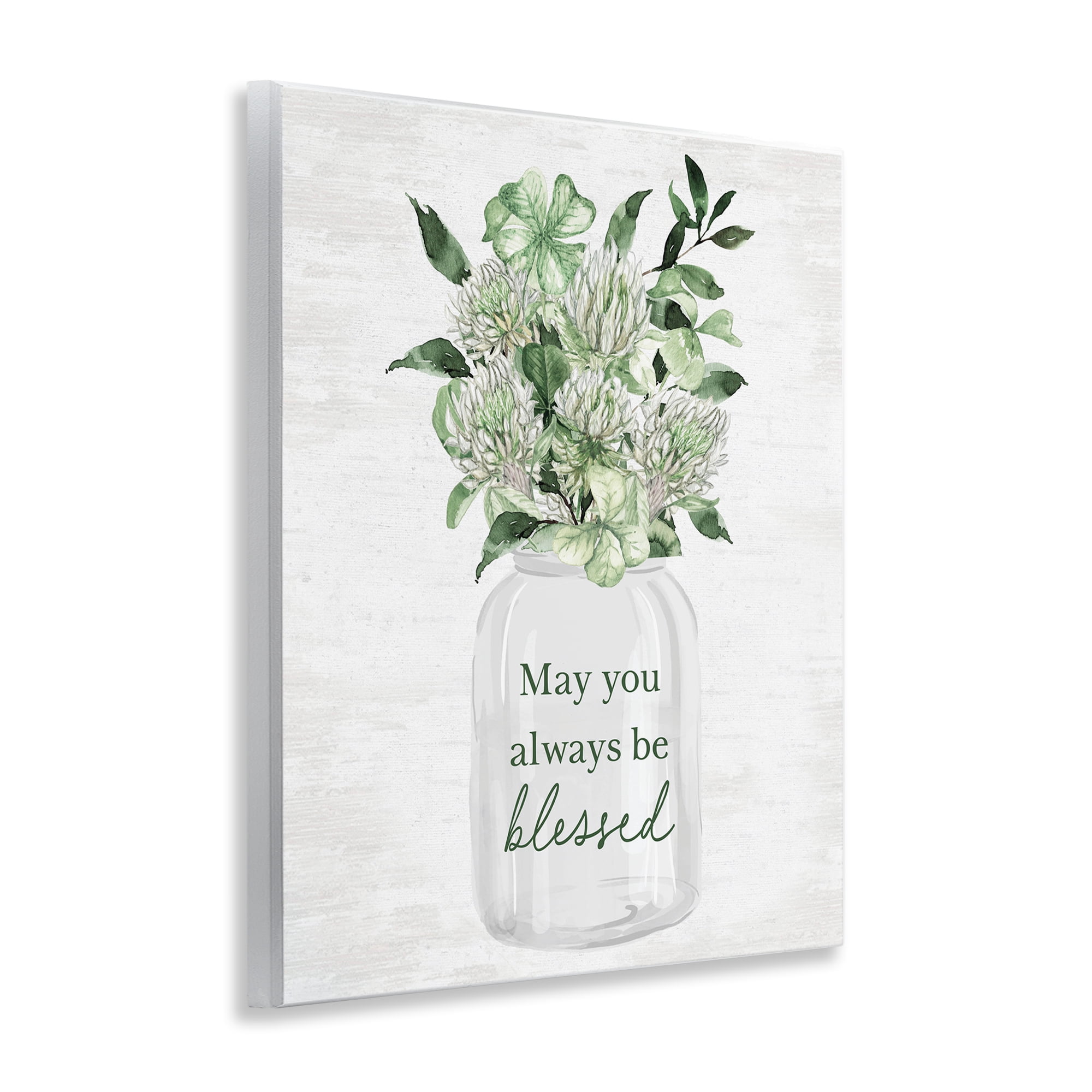 Stupell Industries Be Blessed Bouquet Botanical & Floral Painting Unframed Art Print Wall Art, 11 x 14