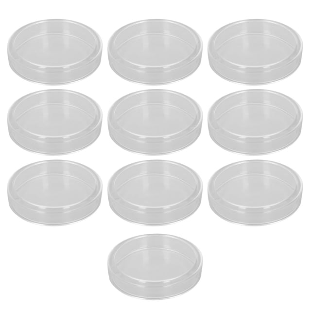 Placas de Petri de laboratorio NikouMX 10 piezas vidrio alta capacidad