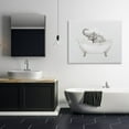 thumbnail image 2 of Happy Elephant Splashing Bathtub Animals & Insects Graphic Art Gallery Wrapped Canvas Print Wall Art, 2 of 7