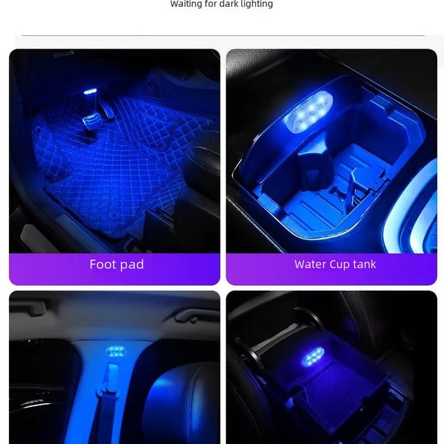 Luz táctil multifuncional para coche, luz de lectura para techo, luz de emergencia, luz LED de ambiente, sensor táctil, carga USB para coche