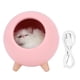 thumbnail image 3 of Lámpara de luz nocturna LED de escritorio Mini Cute Kitten Zhivalor con Atenuación continua 1,2 W rosa, 3 of 8