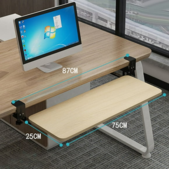 Clamp On Keyboard StandKeyboard Sliding Tray Punch Clamp On Keyboard Drawer Computer Desk Extender Leading Edge Technology
