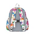 thumbnail image 3 of Cute Dinosaur Pattern Backpack for School,Cute School Bag,Schoolbag with Adjustable Shoulder Straps & Padded Back,13.4"x11"x4.7", 3 of 6