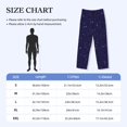 thumbnail image 4 of Sikiie Glittering Purple Starfield Pajama Pants Men, PJ Bottoms, Sleep & Lounge Pants-XX-Large, 4 of 6