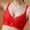 2-Red, variant on YWDJ Lounge Bras for Women Comfort Pullover Lounge Bras Size Small No Wires Comfortable Bras Wide Strap Half Cup Push up Wrap Bras Padded Lace Comfortable Bras Solid Sleep Bras Green XL
