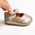thumbnail image 3 of Baby Girls Flats Dress Shoes, Infant Shoes Crib Shoes PU Leather Walking Shoes Anti-Slip Sole Party School Wedding Newborn Shoes, 3 of 6