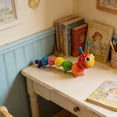 thumbnail image 6 of YiJuHui Vintage Tin Articulated Caterpillar Toy, Flexible Poseable Rainbow Animal Ornament, Nostalgic Distressed Metal Craft for Home Decor Picnic Holiday, 6 of 6