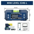 thumbnail image 3 of Magnetic Level Gauge Inclinometer Rechargable Angle Protractor Dual Axis Digital Angle ,Accurate Measurement, 3 of 5