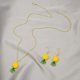 thumbnail image 4 of 2 piezas de pendientes de piña con hojas verdes y amarillas tropicales, collar colgante para mujer, pendientes colgantes, joyería, 4 of 5