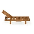 thumbnail image 7 of Furinno Tioman Outdoor Hardwood Malo Sun Lounger with Tray, Natural, 7 of 7