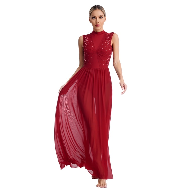 mesh overlay dance dress Illusion Of Bliss - Mesh Dress | Dance Costumes