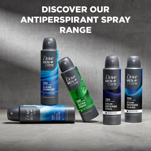 Dove Men+Care Dry Spray Antiperspirant, Cedarwood + Tonka, 72H