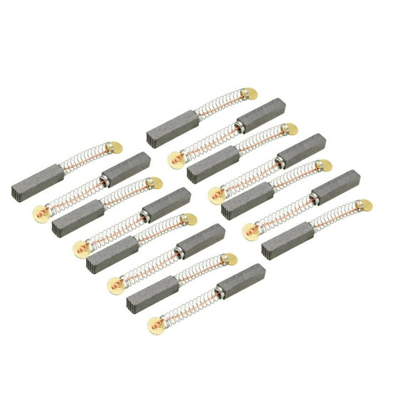 Carbon Brushes for Electric Motors 20mm x 5mm x 5mm Replacement Part Set of 15