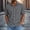Gray, variant on Mens T Shirts Cotton Short Sleeve Casual Shirts Button Down Oversized Shirt for Men Beach Summer Out Tops with Pockets