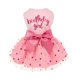 thumbnail image 1 of Vestido para perro Fitwarm Birthday Girl de tul rosa para perros XXS, 1 of 7