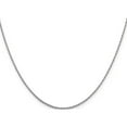 thumbnail image 3 of 14K White Gold Jbsp's 1.3mm Loose Rope Chain (16 X 1.3) Made In Italy 525-16, 3 of 5