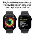 thumbnail image 4 of Apple Watch Series 10 GPS + Cellular • Caja de aluminio negro azabache de 46 mm • Correa deportiva negra - S/M - Distribuidor Autorizado, 4 of 8