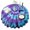 Purple Blue Tie, variant on Purple Blue Tie Dye Spiral Pattern Round Tablecloth 60"x60",Wrinkle Wipeable Table Cloth for Kitchen Dining Room Picnic Patio Party