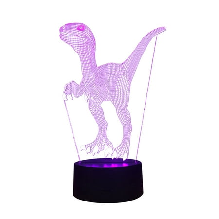 

Kids Night Light Night Light For Kids Small Night Light Children 3D Dinosaur Night Light 7 Color Variations USB Dinosaur Night Light Children s Birthday Gift Home Decoration A