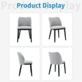 thumbnail image 2 of Juego de 2 Sillas de Comedor: Sillas Laterales de Comedor Tapizadas en Tela, Silla para Mesa de Comedor con Asiento Acolchado y Patas de Madera - Sillas de Comedor Modernas para Cocina, Restaurante,, 2 of 8