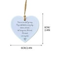 thumbnail image 2 of Your Holiday Ceramic Heart Hanging Ornament, 2025 Christmas Decoration, Friendship Gift for Women's Best Friend, Unisex-Adult, 2 of 5