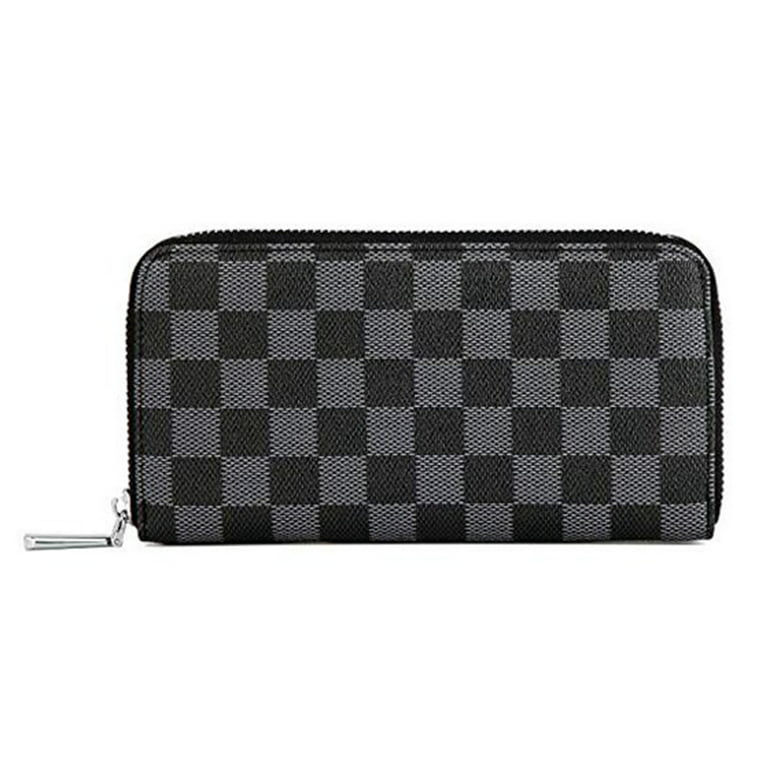 black checkered louis vuitton wallet
