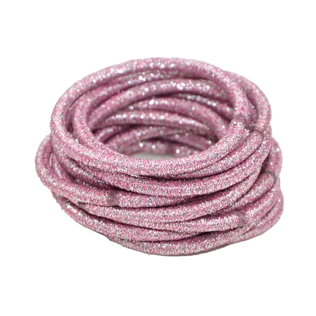 Minnieouse 10 piezas de bandas para el cabello, diadema elástica, tocado sólido ajustable, soporte grueso, accesorios de estilismo sin costuras Accesorio para el cabello Rosado