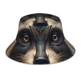 thumbnail image 1 of Balery Tribal Style Raccoon Sombreros para el sol para hombre y mujer, sombrero de pescador con UPF 50+, 1 of 6