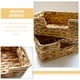 thumbnail image 3 of Cesta de almacenamiento decorativo Canasta de almacenamiento tejido para cosméticos bolsas de té, 3 of 8