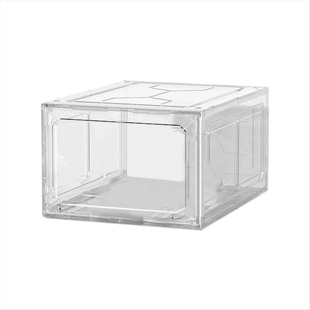 Caja Plástico Duro para Zapatos Deportivos, Caja Plástico para Zapatos, Caja Almacenamiento Zapatos A Prueba Polvo, Zapatero, Gabinete Apilable, Caja Almacenamiento