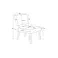thumbnail image 3 of Linon Taylor Accent Chair, 17.5 inch Seat Height, Multiple Colors, 3 of 3