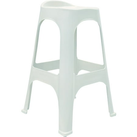 Adams RealComfort 30" Bar-Height Stools, Set of 2, White