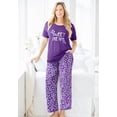 thumbnail image 6 of Dreams & Co. Plus Size Soft Pj Tunic Tee, 6 of 6