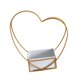 thumbnail image 2 of Cesta de flores en forma de corazón Diseño simple Regalo ideal único Geométrico moderno para 32CMX15CMX11CM, 2 of 9